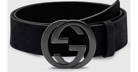 gucci all black mens belt|all black Gucci belt men.